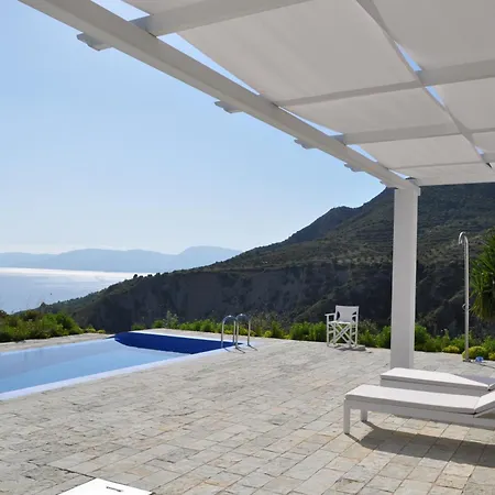 ヴィラ Luxueuse Avec Splendide Vue Et Piscine Vasilikí